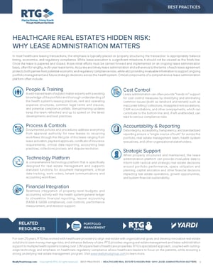 BP - Healthcare Real Estates Hidden Risk - Why Lease Administration Matters